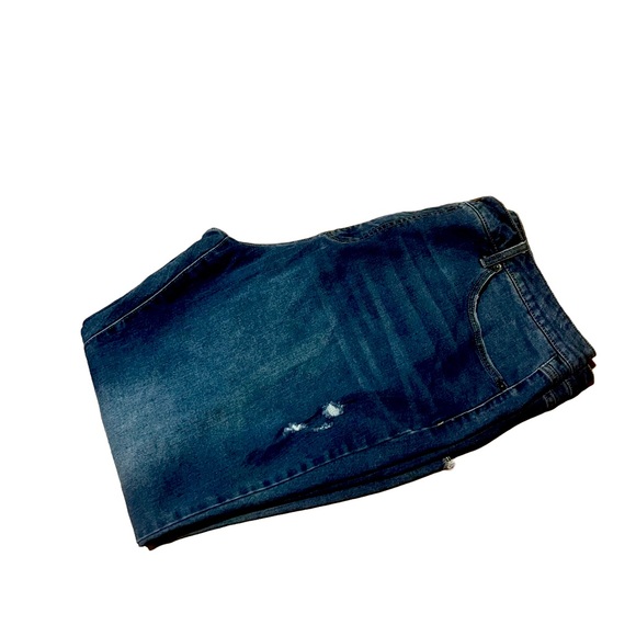 Terra & Sky Denim - jeans Terra & Sky Distressed Blue Denim Jeans 24w